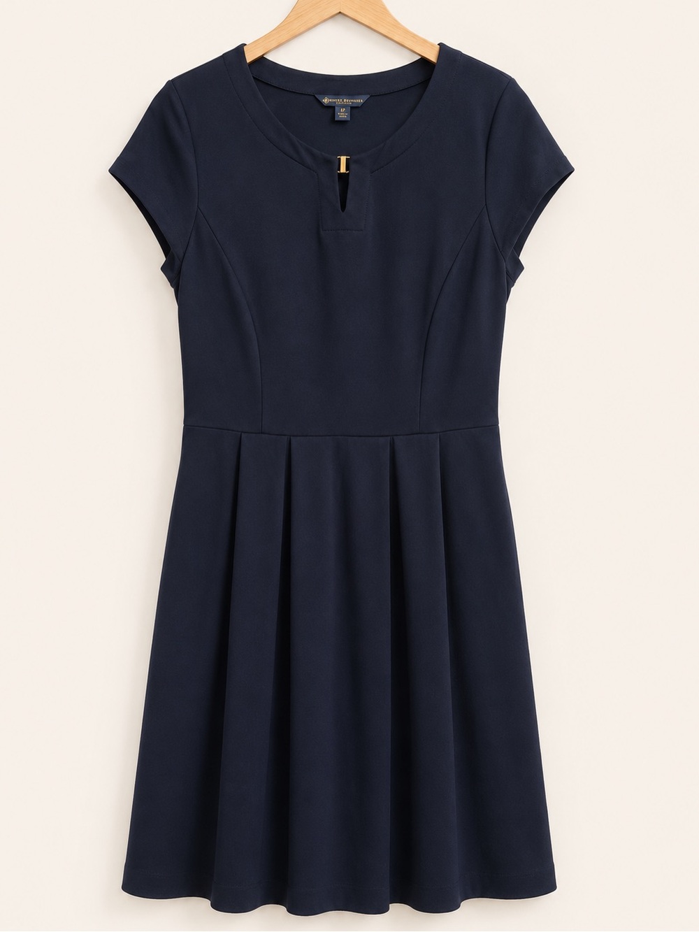 Brooks Brothers Navy Fit & Flare Dress Size 8P